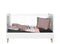 Bopita Lynn bedbank 70x140 - Wit/Naturel