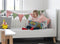 Bopita Lynn bedbank 70x140 - Wit/Naturel