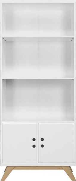 Bopita Lynn boekenkast - Wit/Naturel