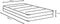 BOPITA - MATRAS 90X200 MET AFNEEMBARE HOES - HR 40