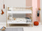 Bopita Mika combi-stapelbed 90x200 - Wit/Eiken