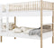 Bopita Mika combi-stapelbed 90x200 - Wit/Eiken