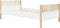 Bopita Mika twinbed 120x200 - Wit/Eiken