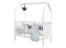 Bopita My First House Bedbank - 70x140 cm. - Wit