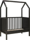Bopita My First House Ledikant - 60x120 cm. - Matte Black
