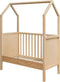 Bopita My First House Ledikant - 60x120 cm. - Matte Black
