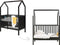 Bopita My First House Ledikant - 60x120 cm. - Matte Black
