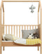 Bopita My First House Ledikant - 60x120 cm. - Matte Black