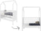 Bopita My First House Ledikant - 60x120 cm. - Matte Black