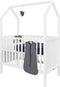 Bopita My First House Ledikant - 60x120 cm. - Matte Black