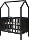 Bopita My First House Ledikant - 60x120 cm. - Matte Black