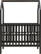 Bopita My First House Ledikant - 60x120 cm. - Matte Black