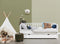 Bopita Nordic bedbank 90x200 - Wit