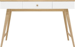 Bopita Paris bureau - Wit/Eiken