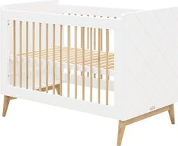 Bopita Paris Ledikant - 60x120 cm. - White/Oak