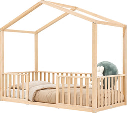 Bopita Robin huisbed 80x160 - Naturel