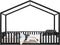 Bopita Robin huisbed 90x200 - Mat Zwart