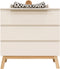 Bopita Saba commode met 3 laden - Dune/Naturel