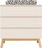 Bopita Saba commode met 3 laden - Dune/Naturel