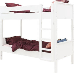 BOPITA - STAPELBED RECHTE TRAP 90x200 - COMBIFLEX - WIT