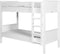 BOPITA - STAPELBED RECHTE TRAP 90x200 - COMBIFLEX - WIT