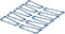 Bopla AT-IP 2385 DI Design-afdichting TPE Blauw 1 stuk(s)