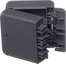 Bopla Bocube B 080805 ABS-7024 96031114 Wandbehuizing, Installatiebehuizing 80 x 89 x 47 ABS Grafietgrijs (RAL 7024) 1