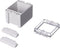 Bopla Bocube B 100809 PC-V0-G-7035 96022135 Wandbehuizing, Installatiebehuizing 90 x 113 x 80 Polycarbonaat Grijs-wit (