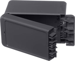 Bopla Bocube B 140809 ABS-7024 96033134 Wandbehuizing, Installatiebehuizing 80 x 151 x 90 ABS Grafietgrijs (RAL 7024) 1
