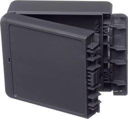 Bopla Bocube B 141306 ABS-7024 96033224 Wandbehuizing, Installatiebehuizing 125 x 151 x 60 ABS Grafietgrijs (RAL 7024)