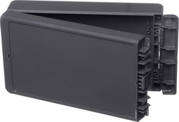 Bopla Bocube B 221306 ABS-7024 96035224 Wandbehuizing, Installatiebehuizing 125 x 231 x 60 ABS Grafietgrijs (RAL 7024)
