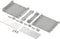 Bopla BOTEGO BO 62618 Tafelbehuizing 256.9 x 307.35 x 110.92 ABS Grijs-wit (RAL 7035) 1 stuk(s)