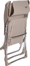 Crespo AL/206 - Strandstoel - Compact - Verstelbaar in 7 standen - Licht grijs
