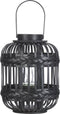 BORACAY - Lantaarn - Zwart - 30 cm - Bamboe