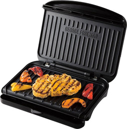 George Foreman Fit Grill Medium 25810-56 - Contactgrill - 30% Ruimtebesparing - Zwart