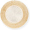 Bord glas met goudkleurige rand - 33cm - Nuvole di Stoffa
