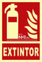 Bord Normaluz Extintor PVC (21 x 30 cm)