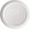 Bord pure, rond, wit, diameter 236 cm, uit karton, pak van 100 stuks