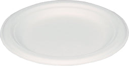 Bord - rond - 1-vaks - papierpulp - Ø17cm - wit - 1000 stuks