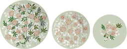 Bordenset DKD Home Decor Porselein 18 Onderdelen (27 x 27 x 3 cm)