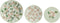 Bordenset DKD Home Decor Porselein 18 Onderdelen (27 x 27 x 3 cm)