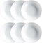 Bordenset Luminarc Diwali 6 pcs Wit Glas (20 cm)