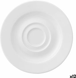 Bordenwisser Ariane Prime Espresso Keramisch Wit 13 cm (12 Stuks)