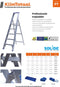 Bordestrap 5 treden (max. werkhoogte 3,25 m)