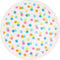 Bordjes met Stippen 22,5cm, 4st.