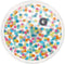 Bordjes met Stippen 22,5cm, 4st.