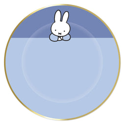 Haza Witbaard Bordjes nijntje blauw, 8st.