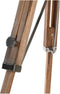 Bordsklocka DKD Home Decor 22 x 40 x 80 cm Natuurlijk Zilverkleurig Aluminium Statief Mangohout Traditioneel