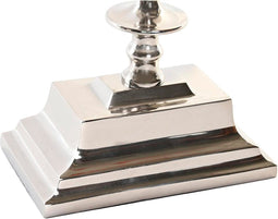 Bordsklocka DKD Home Decor 23 x 8 x 30 cm Zilverkleurig Aluminium