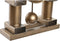 Bordsklocka DKD Home Decor 25 x 8 x 31 cm Kristal Zwart Gouden Ijzer Traditioneel